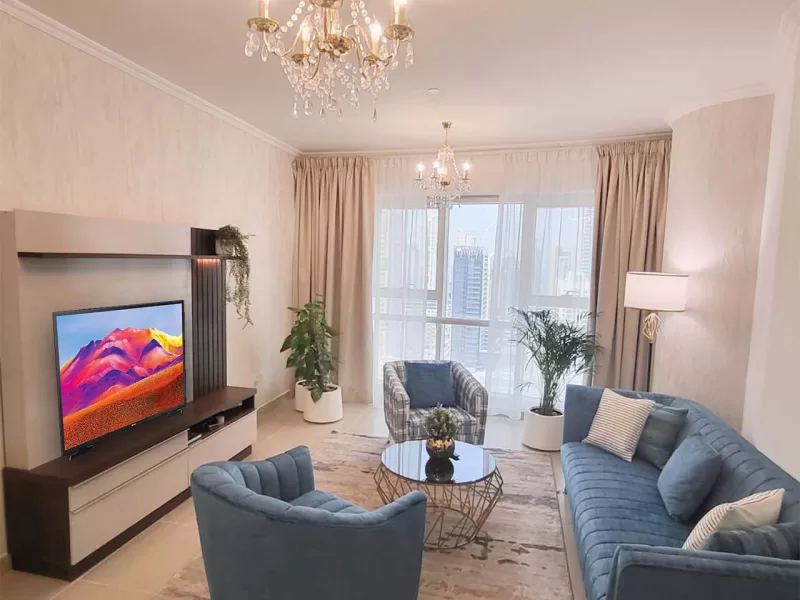 Luxurious 1BR Suite in JLT with Dubai Ain View & Marina Skyline