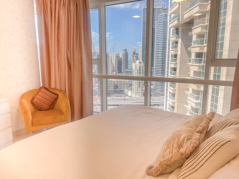 Luxurious 1BR Suite in JLT with Dubai Ain View & Marina Skyline